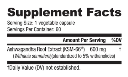Nutrabio Ksm 66 Ashwagandha