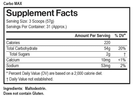 Carbo Max 4Lbs