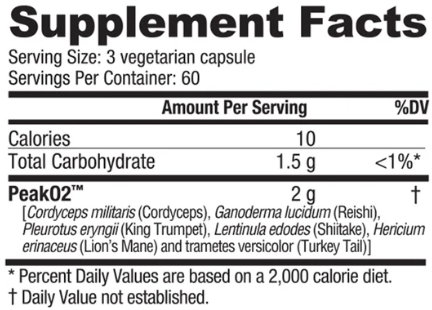 Nutrabio Peak 02 Capsules