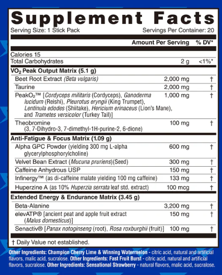 Endurelite Perform Elite Pre Workout Packs
