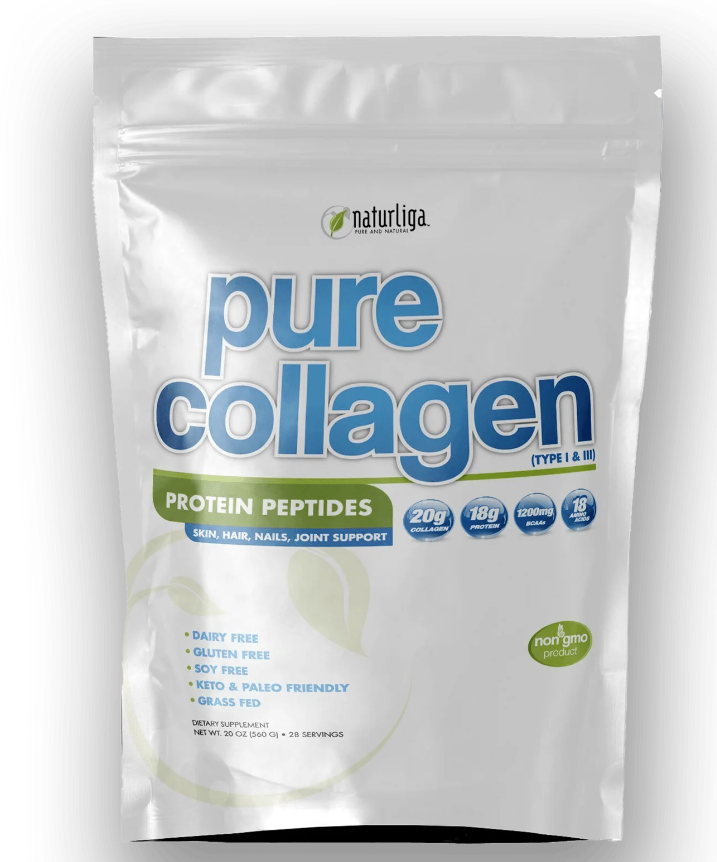 Naturliga Pure Collagen 20 Oz