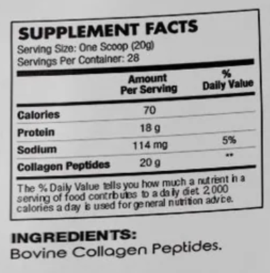 Naturliga Pure Collagen 20 Oz