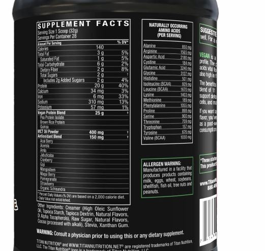 Titan Vegan