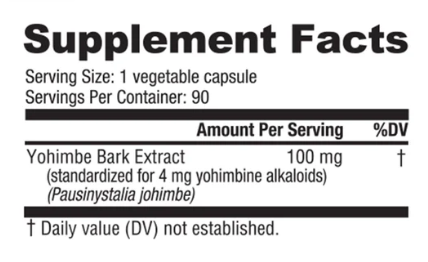Nutrabio Yohimbe