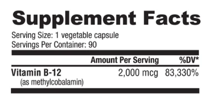 NutraBio B-12