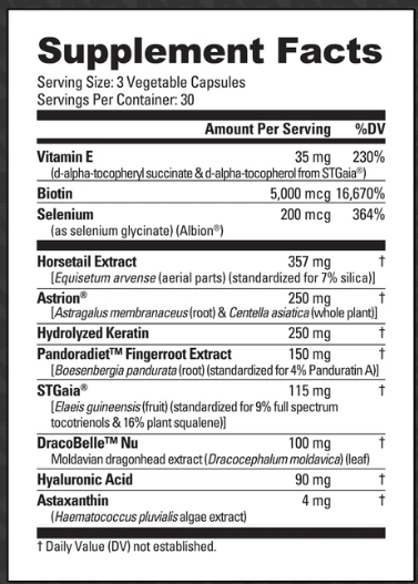 NutraBio Hair Skin Nails