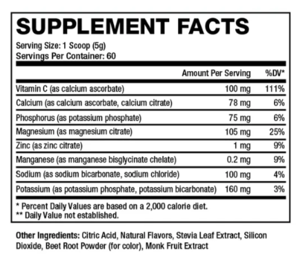Sweat Ethic Hydrated Electrolytes (60 Servings)