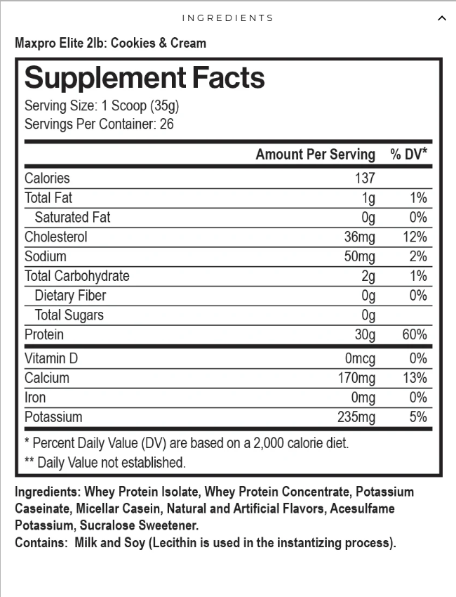 Maxpro Elite Protein