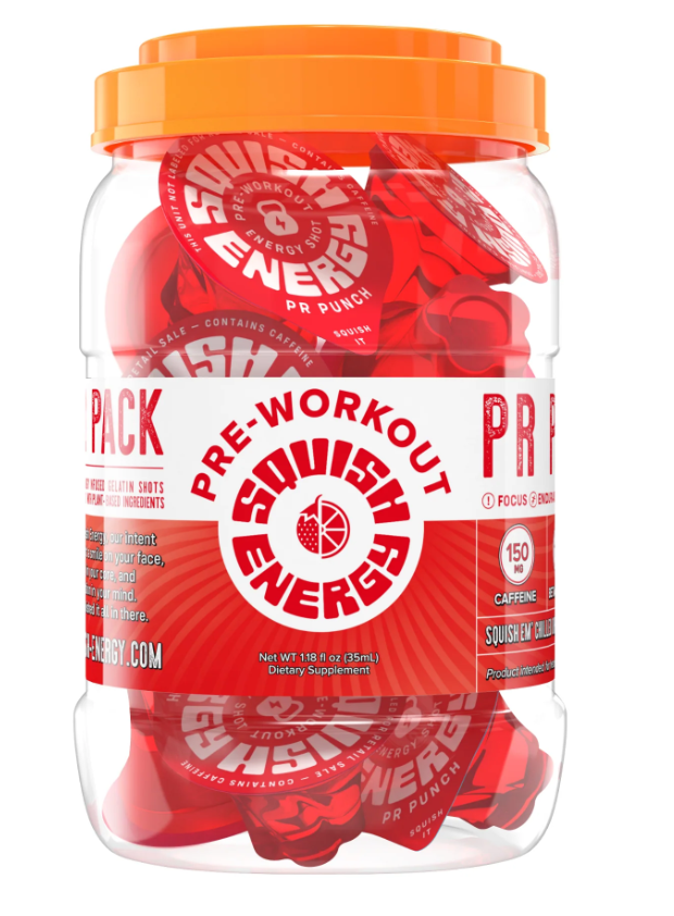 Squish Energy Pre Workout Jello Shots