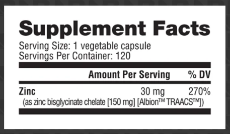 NutraBio Zinc
